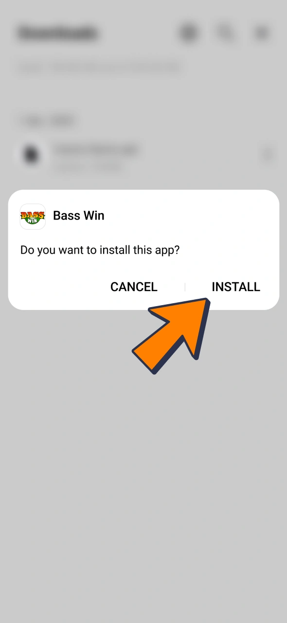 Install downloaded Bass Win APK.