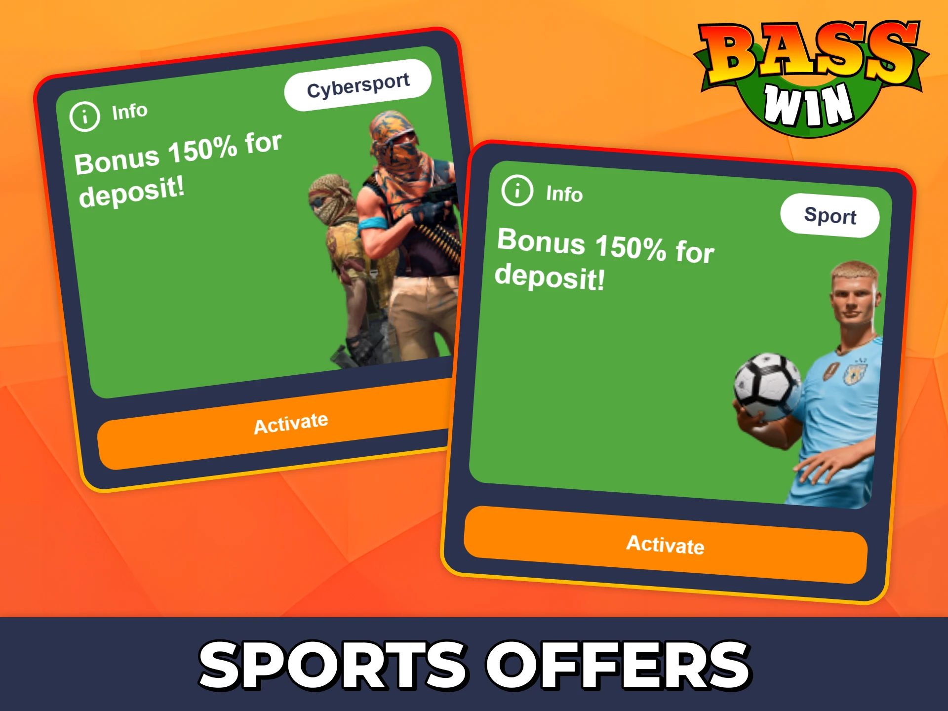 Enjoy Bass Win betting with extra bonuses for sports and esports.